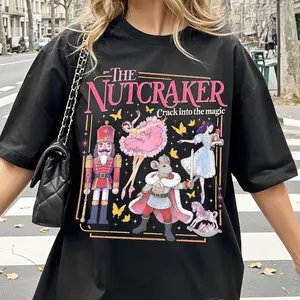 The Nutcracker Ballet Vintage Graphic T-Shirt Christmas Magic Tee Unisex S-3XL