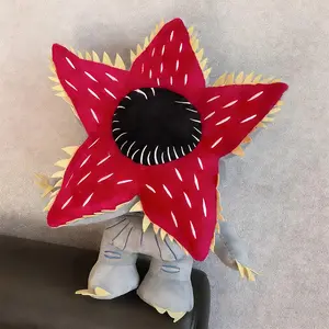 "Devil Eating Human Flower" Inspired Cartoon Game Plush Toy, Cute Little Devil Stuffed Doll, Soft Kawaii Character Plushie, Creative Home Room Sofa Decor, Ideal Holiday Birthday Gift for Kids, Game Fans & Collectors, Lovely Companion Gift for Boys and Gir