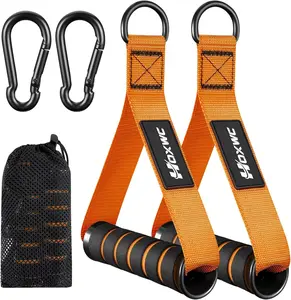 Handles Gym Equipment, Heavy Duty Resistance Band Handles, Replacement Exercise Handles for  Machine, Pulley System, Strength Trainer, Pull Down Workout, Home Gym  Attachments