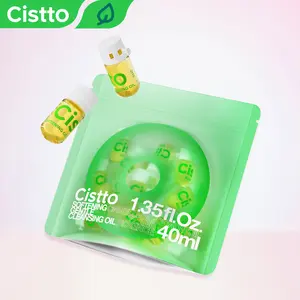 Cardi B with Cistto Mini Makeup Remover,Natural Cleansing Oil–Waterproof Makeup Remover Oil, Nourishing and Gentle for Sensitive Skin&All Skin Types