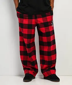 Empyre Cats Red Plaid Lounge Pants