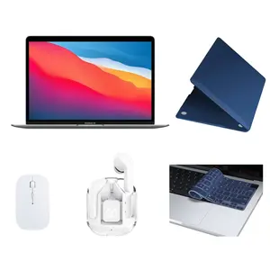 Refurbished Apple MacBook Air Laptop Bundle - Apple M1 8-Core CPU 7-Core GPU 8GB RAM 128GB SSD 13 Space Gray MGN53LL/A (2020) | (Good Condition)
