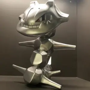 Big steel snake desktop creative ornaments room decoration small statue Electroplating Color