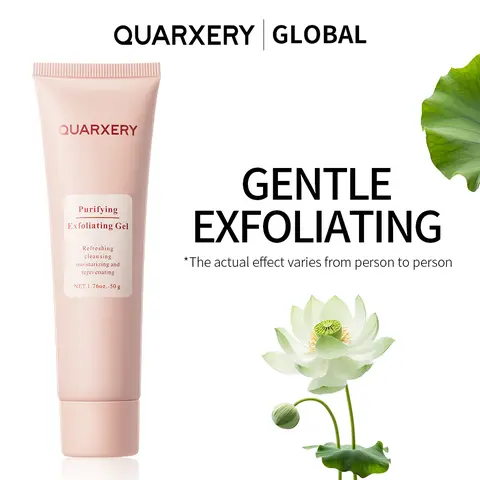 【KK】QUARXERY Enzyme-Based Purifying Gentle Face Scrub Gel - 50g Skincare Cleanser, Enzyme Exfoliant Face Scrubs & Peels, Dead Skin Treatment, Bump & Impurity Remover, Blackhead Clearing, Mild Exfoliation, Moisturizing, Skin Repair, Black Friday Deal