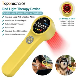 Toponechoice  1760mW LLLT Class 3b Laser Therapy for Arm Muscle Pain Treatment  ,pbm Laser for Human and Pets ,Medical Laser Therapy for Diminish Inflammation and Pain, Best Gift for Dogs Cats Horses,Speed Up Wound Healing,Promoting Cell Growth and Repair