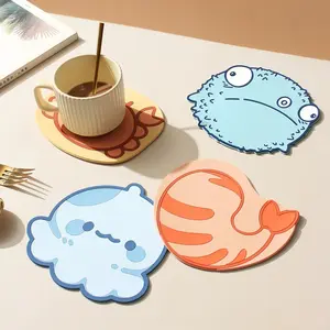 Marine Life Silicone Coaster Set