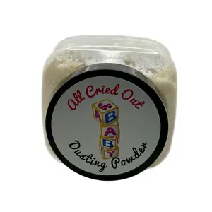 Wilson & Son Spoon Company All Cried Out Dusting Powder 5 oz Talc Free Sensitive Skin Care with Fresh Milk & Strawberry Scent