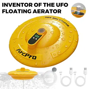 Arcpro Live Bait Aerator Oxygen IPX7 Waterproof Pump Portable Lightweight Adjustable 3 Speed Air Pump with Magnetic Charging 14h Runtime for Outdoor Fishing Power Outage and Fish Transportation