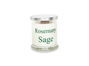 Rosemary + Sage Scented Candle, Home Decor & Home Supplies Accent Candle