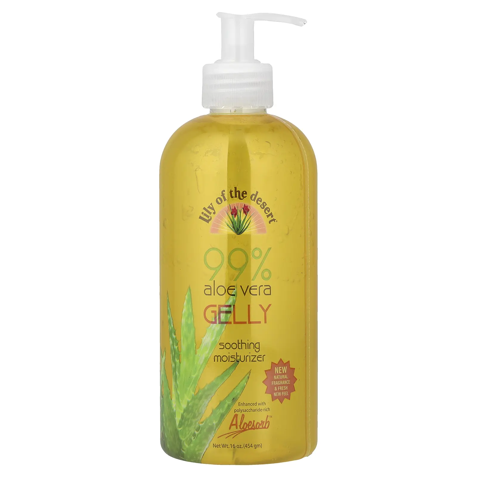 Lily of the Desert 99% Aloe Vera Gelly, Soothing Moisturizer, 16 oz (454 g) Lily of the Desert 99% Aloe Vera Gelly, Soothing Moisturizer, 16 oz (454 g)