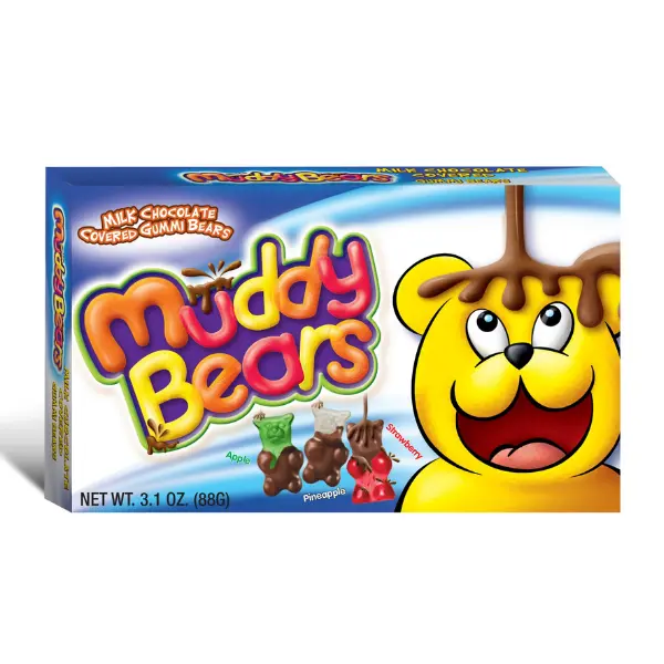 Muddy Bears - Chocolate Covered Gummi Bear (3 pack)