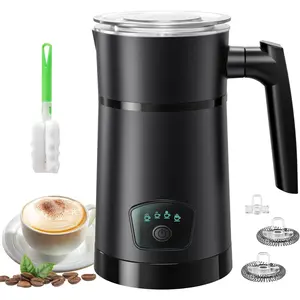Milk Frother, 4 in 1 Electric Milk Steamer, Automatic Hot and Cold  Maker, 11.8 oz/350 mL Milk Warmer, Coffee Frother for Latte, Cappuccino, Hot  - Fast Heating, Auto Shut-Off