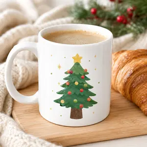 Make It Your Way Personalized Mug, Custom Photo & Text Ceramic Coffee Cup, Pet Family Holiday Design Gift for Mom, Dad & Dog Lovers