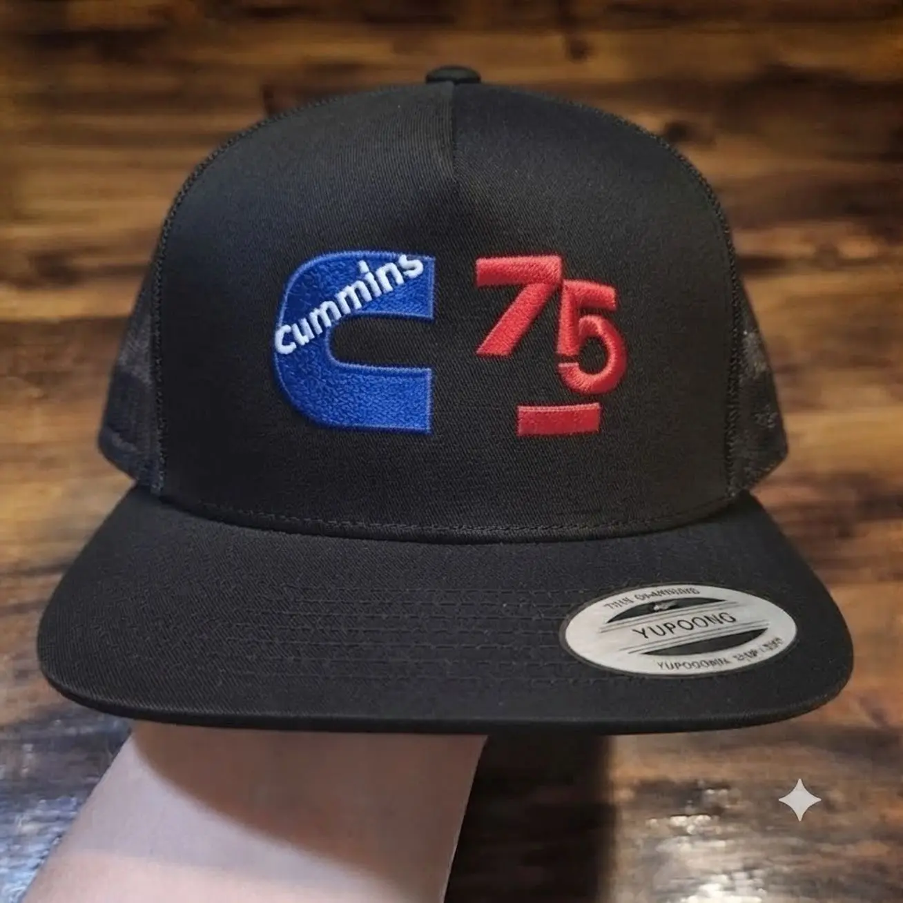 Vintage 80s Cummins Diesel 75 Embroidered Retro Hat Trucker Hat Many Colors Snapback Hat, Unisex Casual Street Style, Gift Idea For Her Him, Unisex Everyday Wear