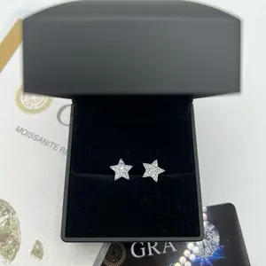 VVS Moissanite S925 Star Ear Studs