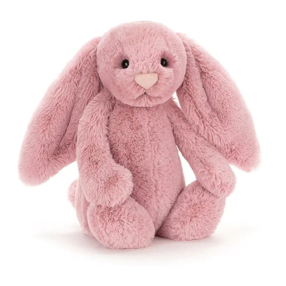Official Jellycat Bashful Bunny Plush with Gift Bag & Bonus Gift – Super Soft Authentic Bunny Stuffed Animal for Kids & Collectors