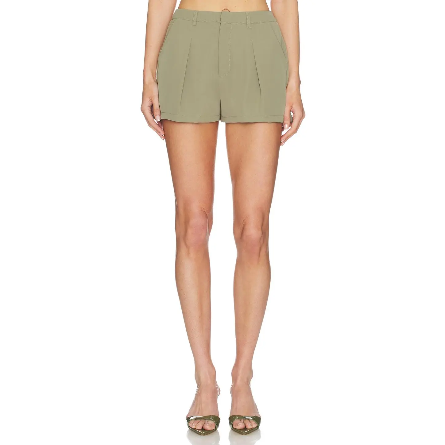 SNDYS Reece Shorts in Moss