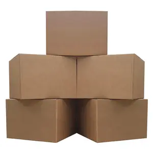 UBMOVE 5 Extra Large Corrugated Moving Boxes 23" x 23" x 16" for Linens Bedding and Larger Items 4.9 Cubic Feet Single Wall 32 ECT XL