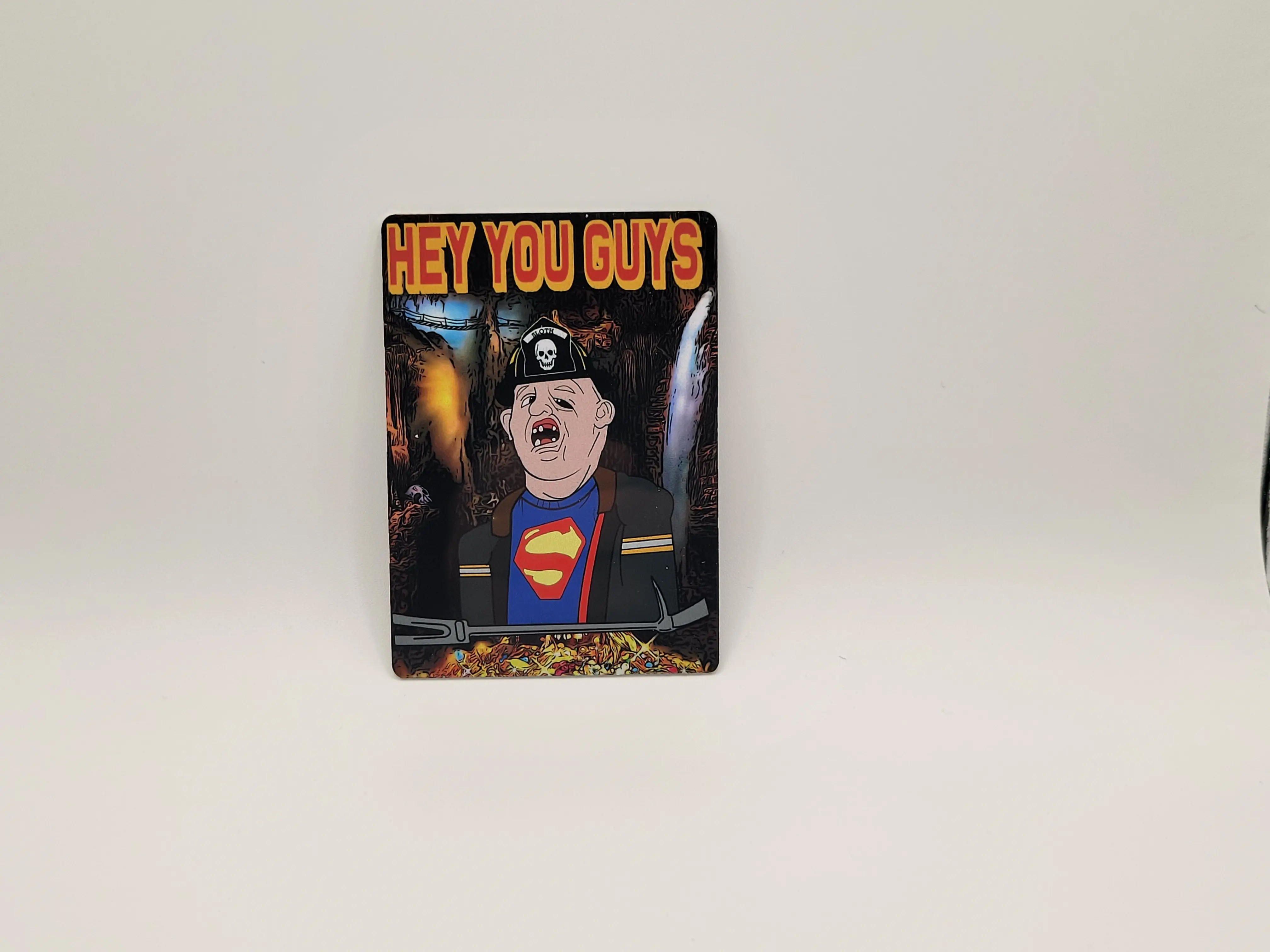 Hey you guys, Firefighter aluminum playing card. Firefighter gifts, firefighter helmet card. Magnet option available.