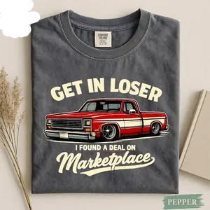 Comfort Colors Get In Bitch I Found A Deal On Marketplace Meme Shirt, Funny Graphic Tee, Thrift Humor Meme Shirt Perfect Gift for ThriftersApparel Made In The USA - Weddelbarricelli