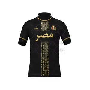 2025 New Egypt Limited Edition Football Sportswear Short Sleeve T-shirt Quick Drying Fitness Tee Adult& Kid's Graphic T-shirts