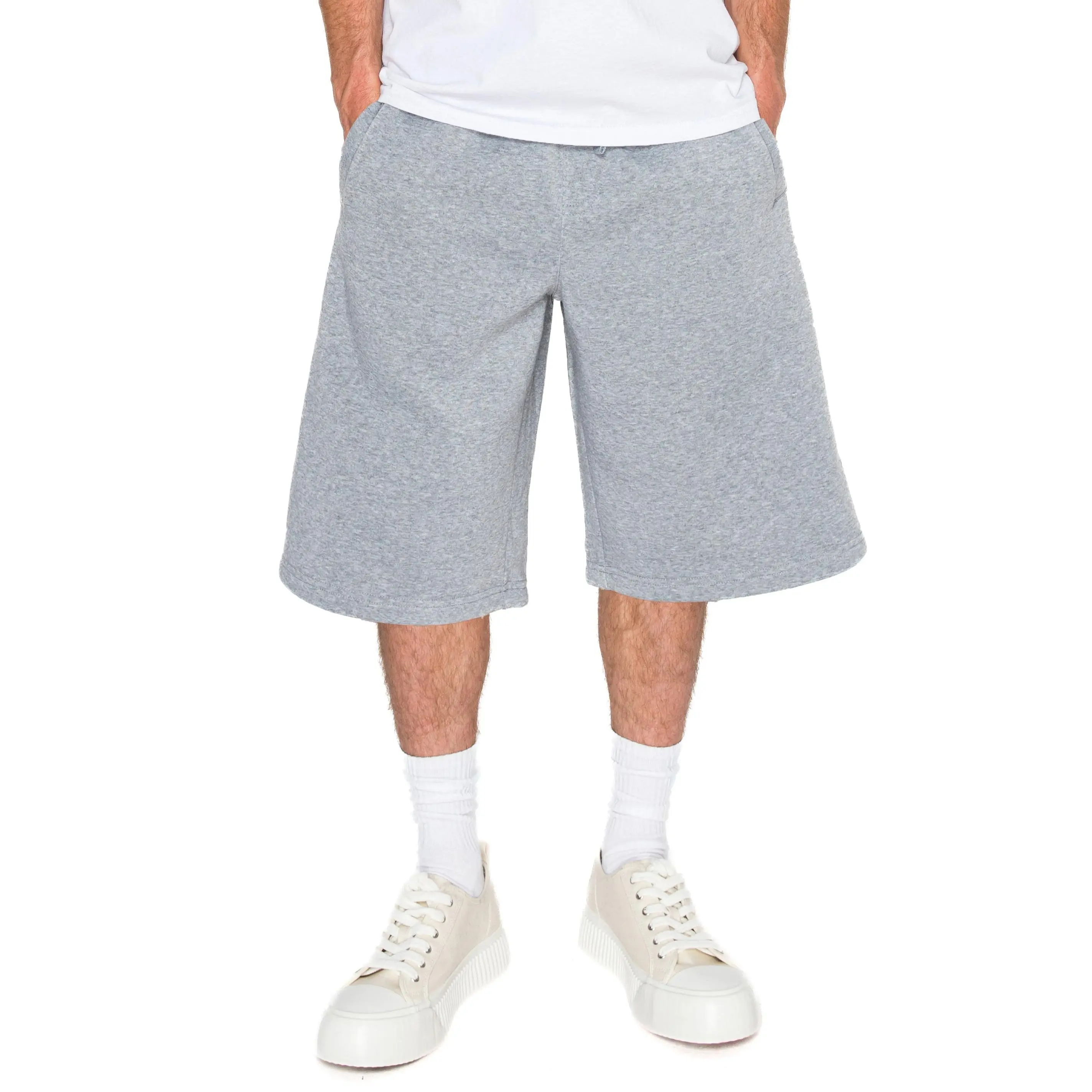 VICTORIOUS LUCA Men's Heavyweight 300GSM Baggy Fleece Shorts Streetwear Drawstring