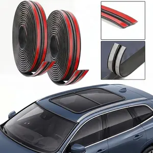 10 FT Car Windshield Rubber Seal Strip Weather Stripping Trim 14mm 19mm 27mm Waterproof Soundproof Windshield Weather T Shape Sealing for Car Front Rear, Doors Windows Automotive Interior-YY