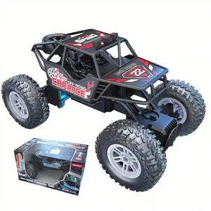 All Terrain RC Rock Crawler,Durable Remote Control Off-Road Vehicle for Kids,4WD Remote Control Monster Truck for Outdoor Play