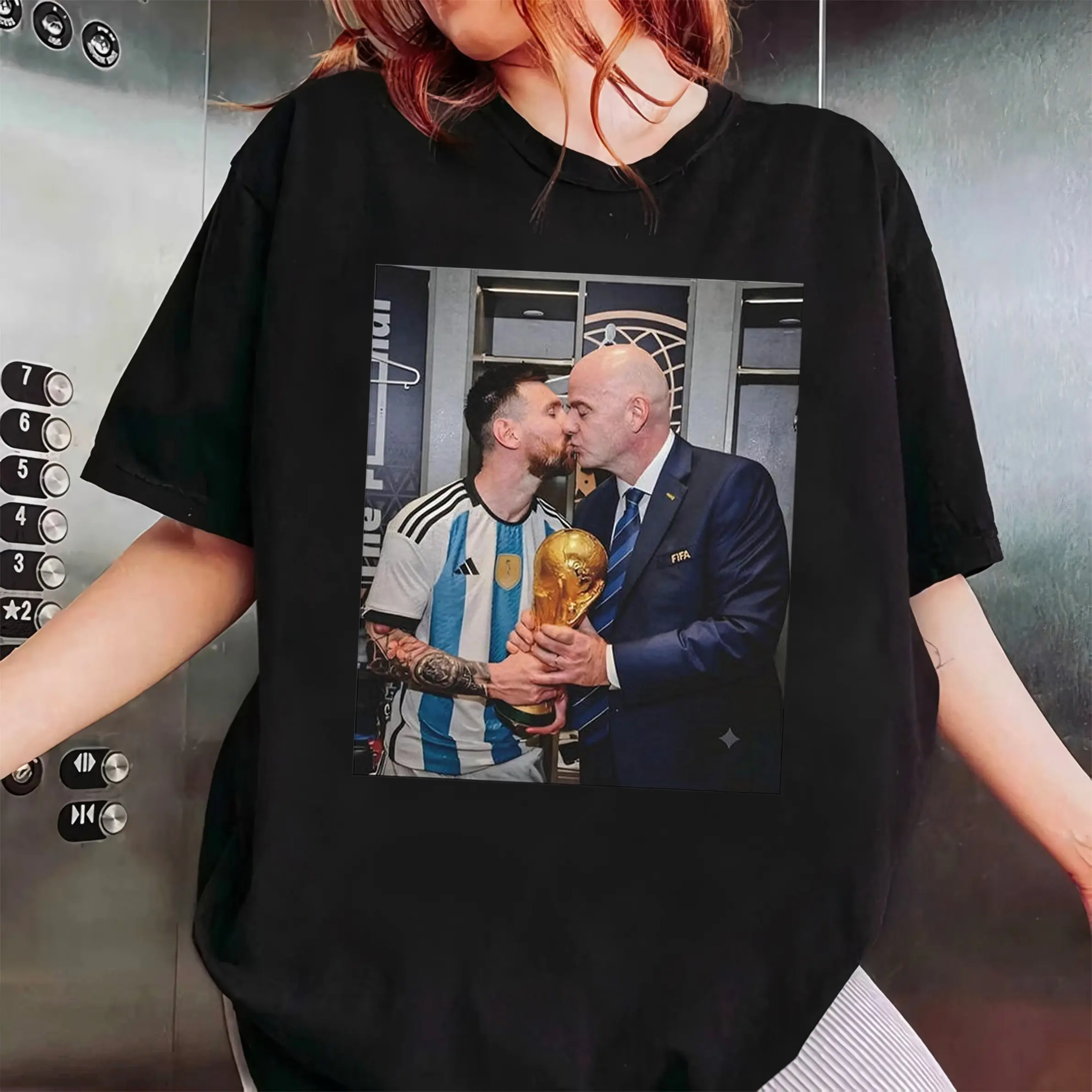 Comfort Colors Messi with Infantino - Cotton Unisex T-shirt