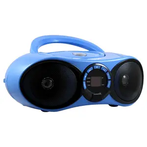 Hamilton Electronics AudioMVP Portable Stereo Boombox - Bluetooth Receiver, CD & FM Media Player, 12.6" x 9.1" x 5.4" Wireless Device for School Teachers with LED Feature