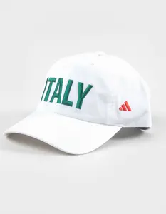 ADIDAS Italy Ultimate Strapback Hat, White Combo