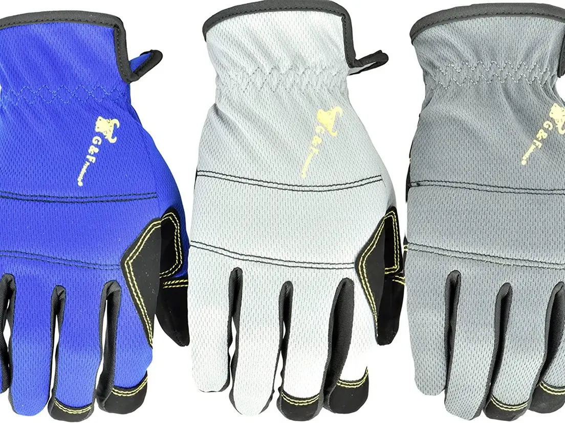 G & F Products Unisex Adult All Purpose Utility Work Gloves High Performance Mechanics Gloves assorted colors, 3, 6 or 12 Pairs Value Pack