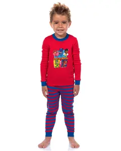 PJ Masks Toddler Boys Gekko Catboy Owlette 2 Piece Long Sleeve Striped Pajama Set