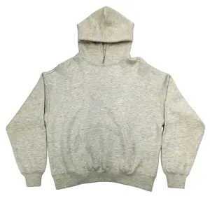 Oversized Hoodie Unisex Loose Fit Pullover Sweatshirt |2022 Light Oat Grey | Soft Casual Streetwear Hooded Top for Men Women, All Seasons