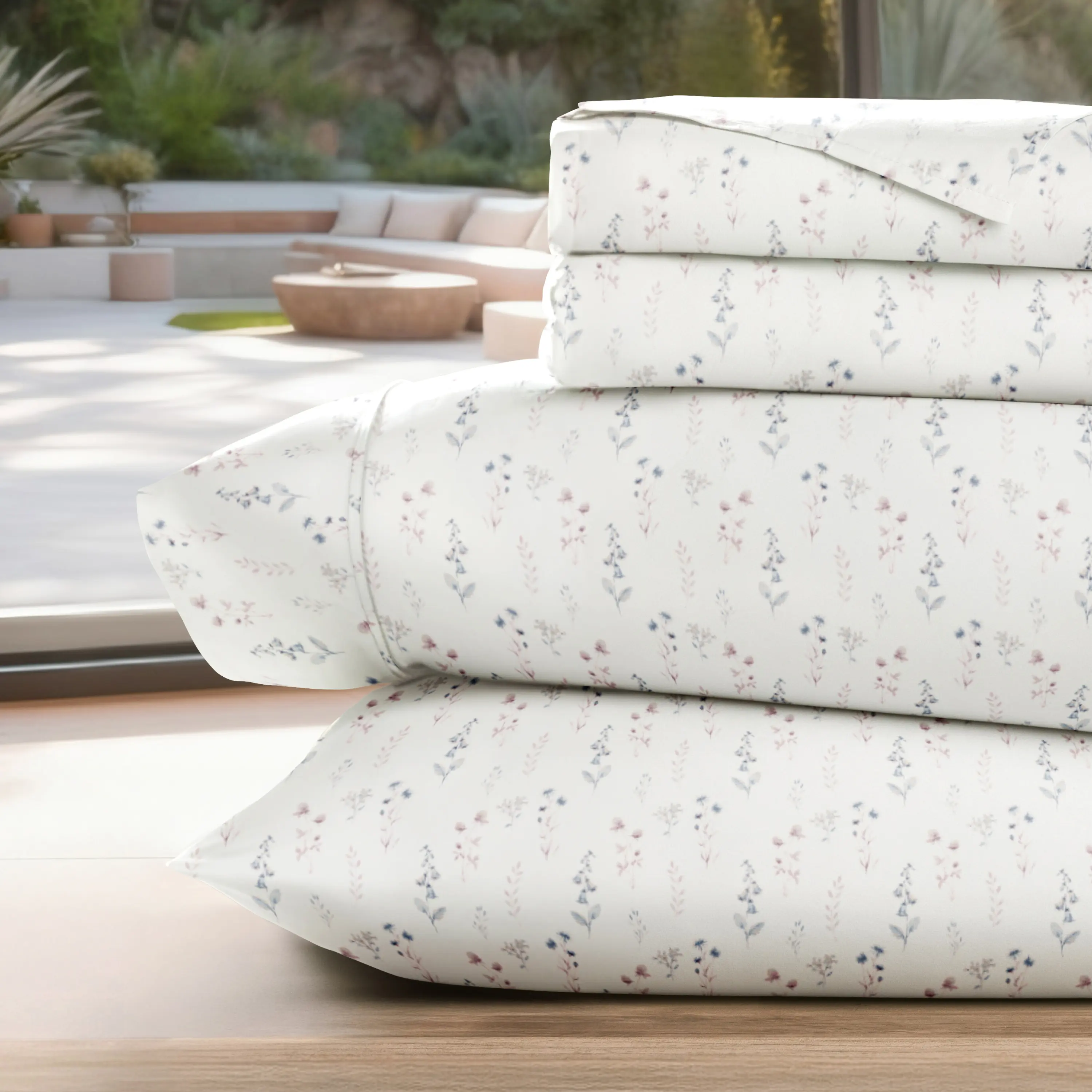Painted Meadow 4-Piece Pattern Sheet Set