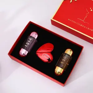 Loveheart Valentine's Day Perfume Set, Romantic Heart Design, Long-Lasting Fragrance, Luxury Gift Box, Couples Scent Ritual