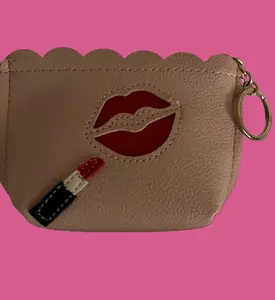 Lipstick and Lip Coin Purse