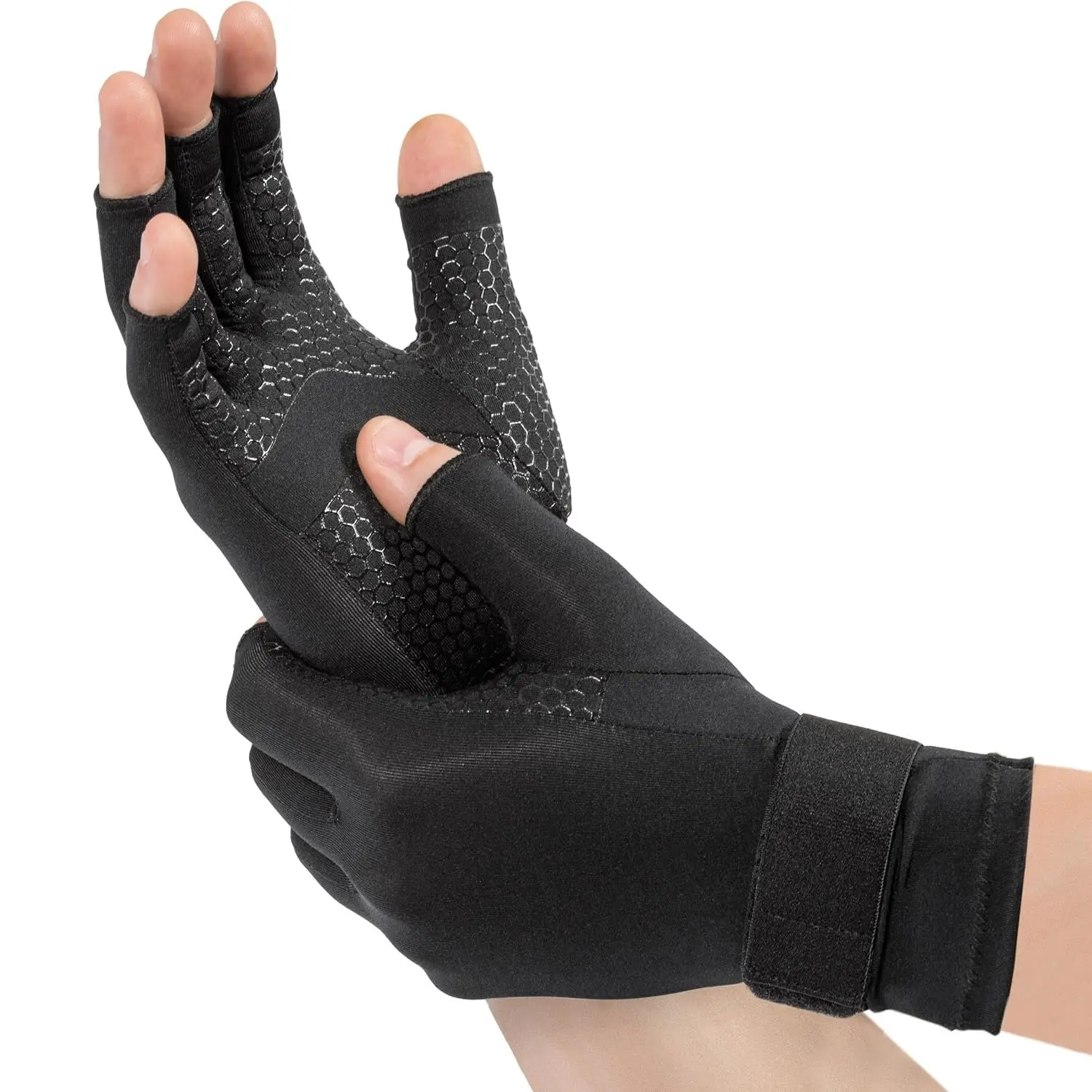 Copper Infused Compression Support Breathable Arthritis Gloves for Hand & Finger, Relief for Joint Pain, Unisex Design, Ideal for Daily Use