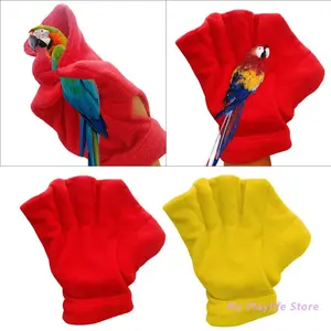 Bird Anti-Bite Gloves Small Pet Bonding Mitt Parrot Chewing Protective Handling Gloves for Training Conures Parakeets