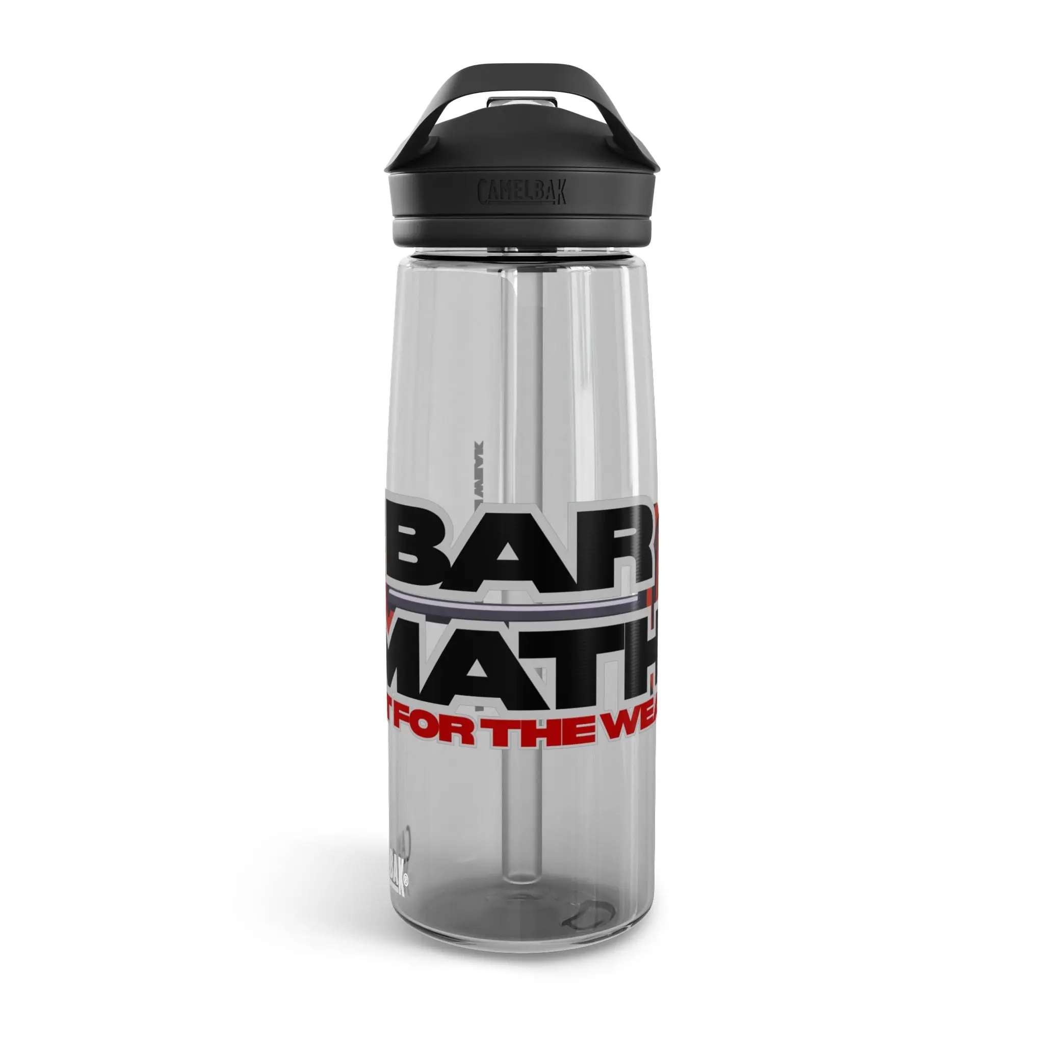 25oz BAR MATH High-Performance BPA-Free Leak-Proof Water Bottle - Kitchenware Drinkware with Bite Valve, Easy-Carry Handle, Dishwasher Safe for High-Intensity Use, Adventures