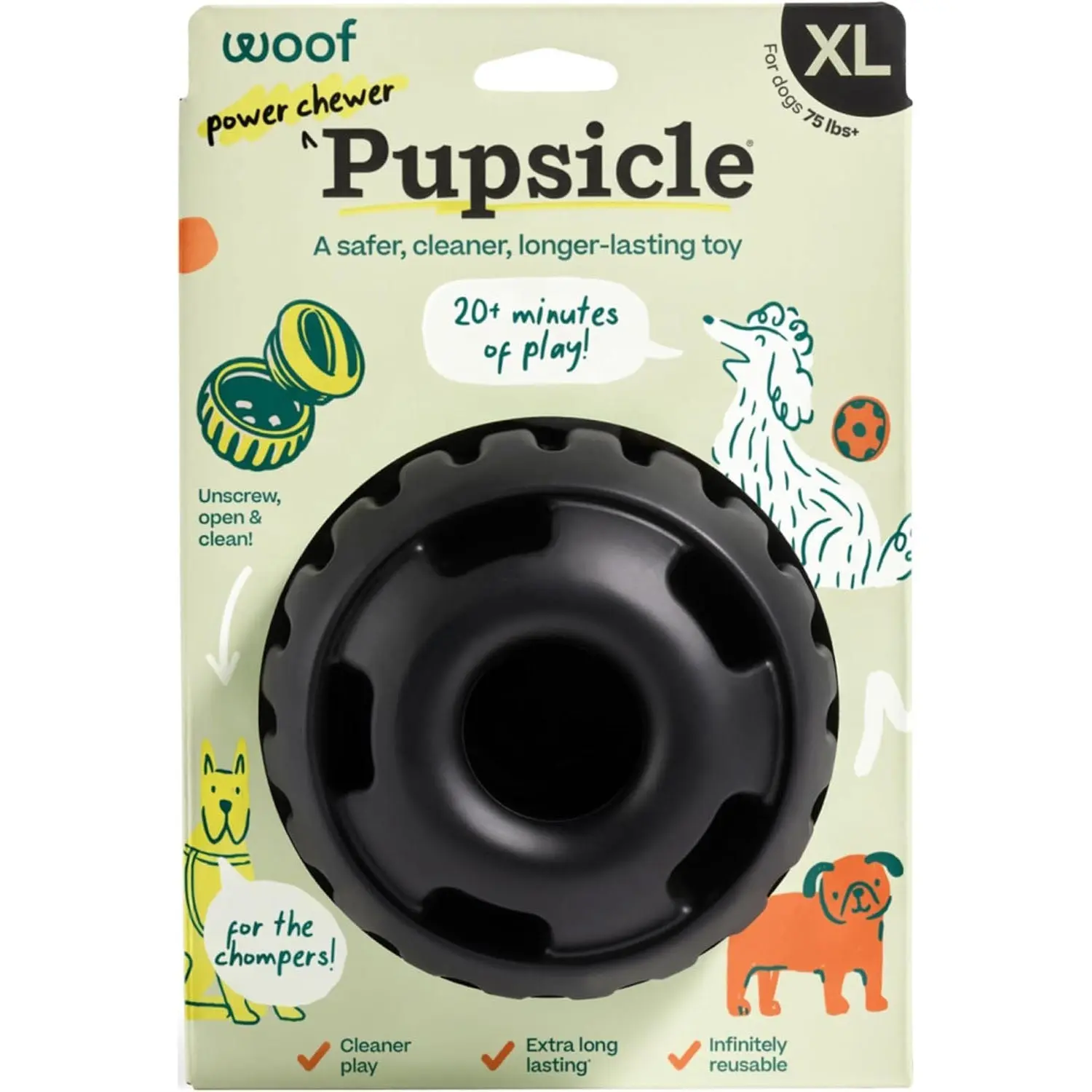 Pupsicle 'Power Chewer' Treat Dispensing Dog Toy