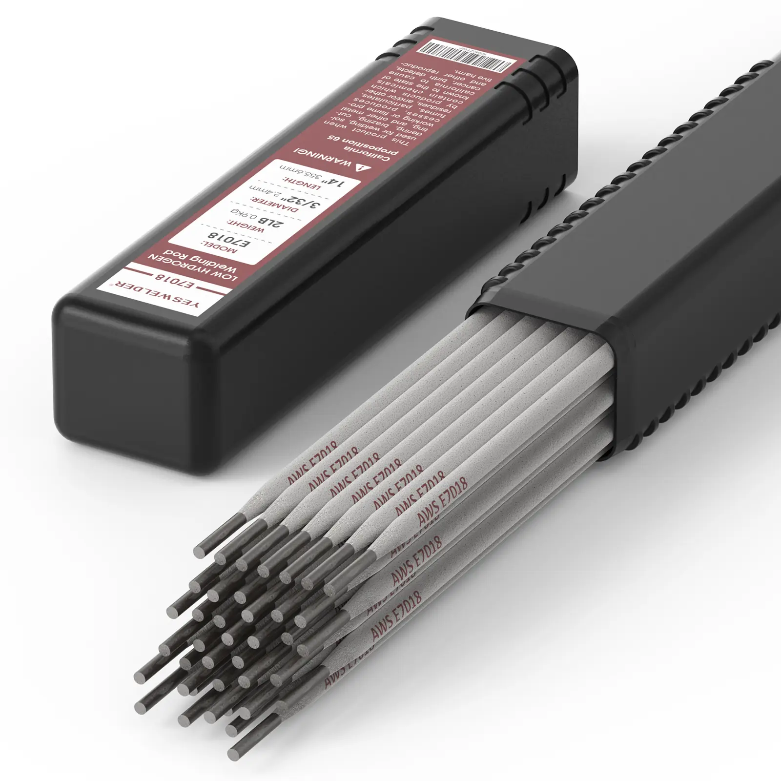 YESWELDER E7018 Low Hydrogen Carbon Steel Stick Electrodes, 3/32", 2LB Pack – Welding Accessories, Stick Welding Accessories