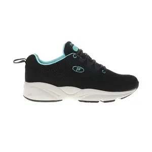 Propet Womens Stability Fly Lace Up Sneakers Shoes Casual - Black