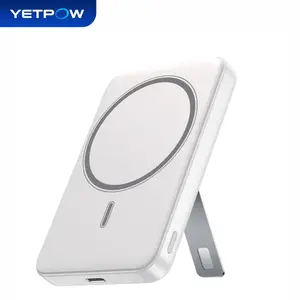 YETPOW Portable Charger Power Bank, 10000mAh Magnetic Wireless Charger with Stand, USB-C PD 20W Fast Charging Portable Phone Charger, Compatible with MagSafe iPhone 17/16/15/14/13/12 Series, W20 summerwins