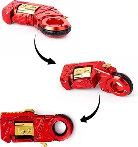 Metal Fidget Toys: EDC Stress Relief Fidget Spinner Toy, 5 in 1 Mini Cool Fidgets with Slider & Finger Ring