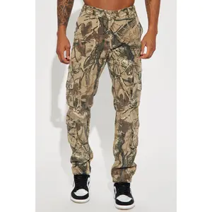 Never Too Many Pockets Cargo Slim Jeans - Camouflage