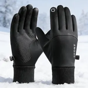 Touch Screen Winter Gloves, Windproof & Non-Slip Design, Breathable Material for Men, Perfect for Running/cycling/driving/hiking