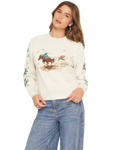 Ariat Women's Riata Embroidered Sweatshirt - 10070724