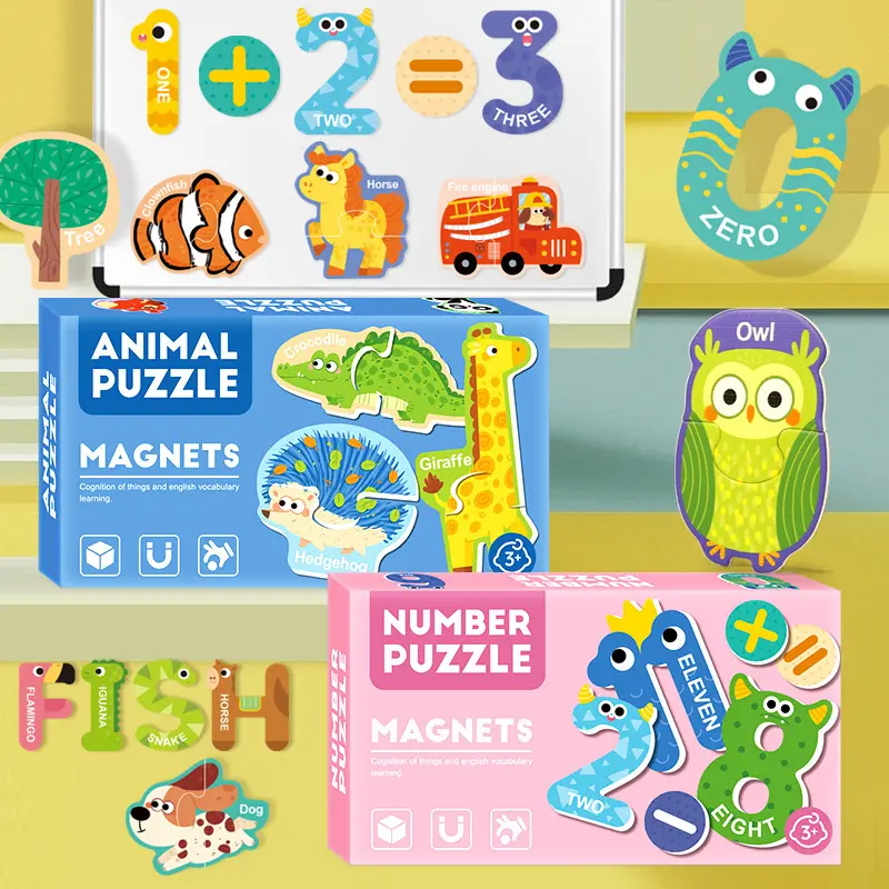 Colorful Vibrant Happy Farm Magnetic Letters & Numbers Learning Tool for Toddlers 3+, 6 Fun Series Fridge Magnets - Uppercase, Lowercase, Animal, Transportation Themes, Small Hands-Friendly Unisex Preschool Spelling Toy, Ideal for Birthdays, None