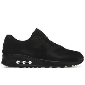 Nike Men's Air Max 90 Recraft Triple Black Running Shoes, from StockX